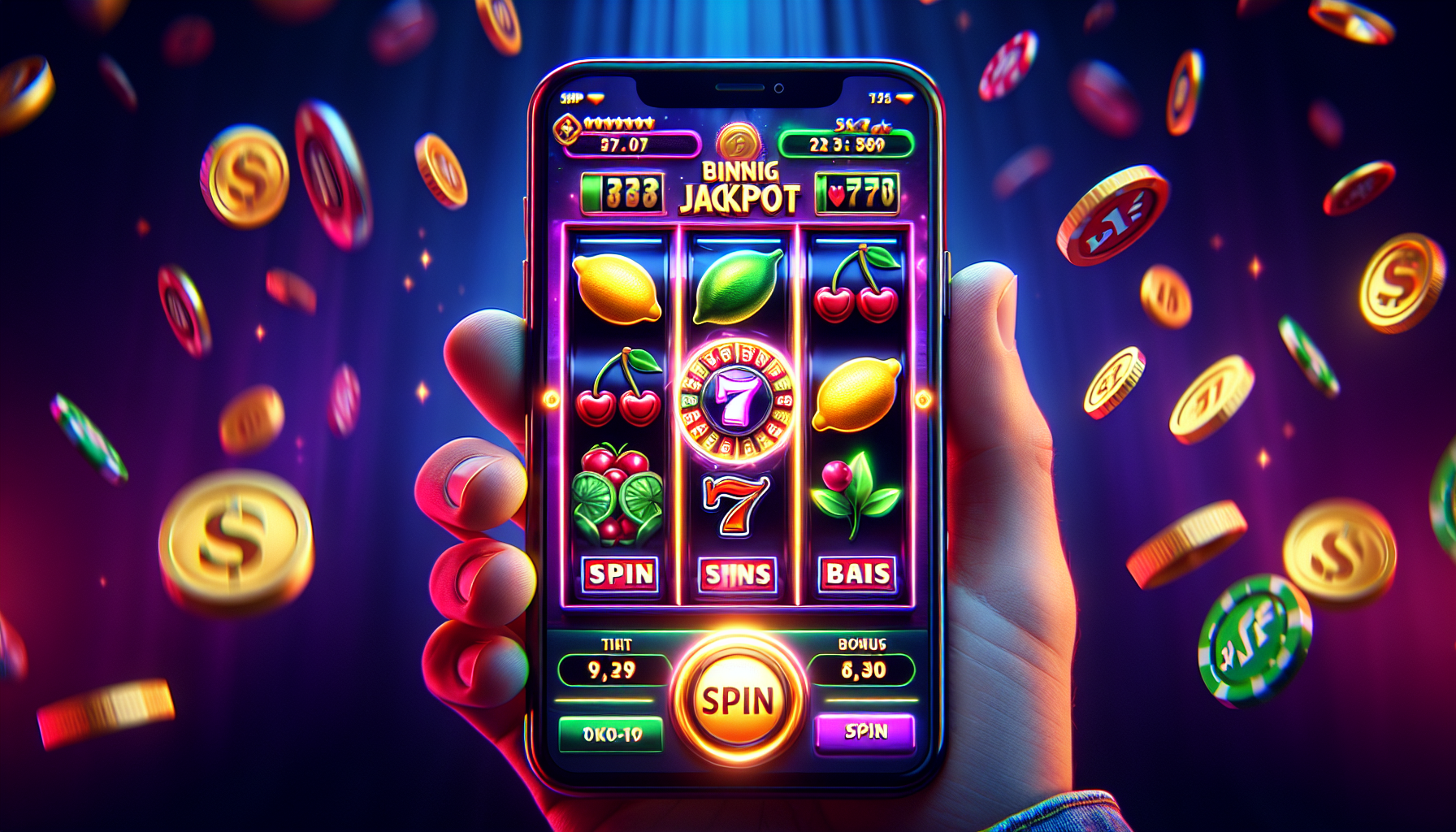 Slot online mobile gaming